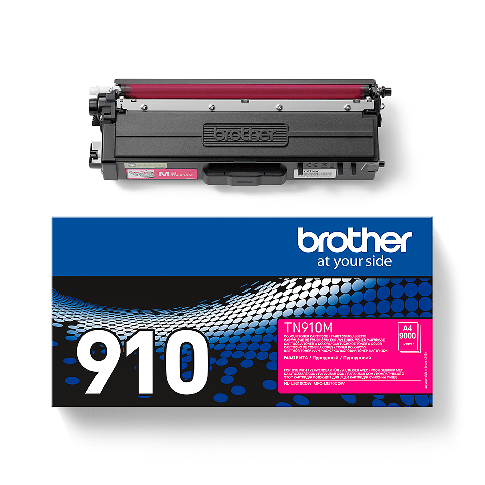 Оригинална тонер касета Brother TN910M – червен цвят 3